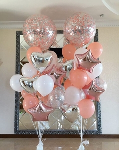 Фонтан шаров "Персик"