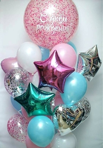 Букет шаров "Нежной девушке"