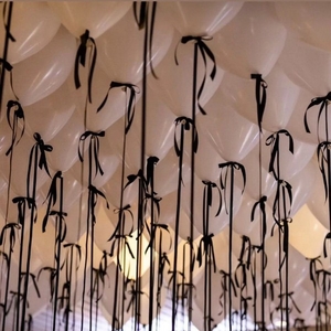 Воздушные шары с гелием под потолок 20 штук, цвет персиковый