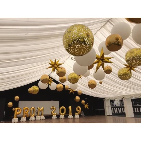 Оформление шатра воздушными шарами